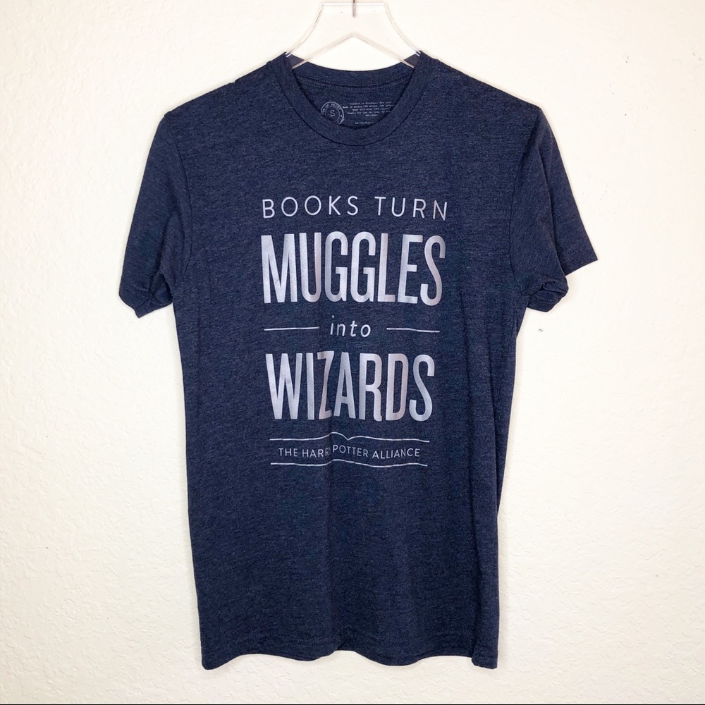 Out of Print | Harry Potter Blue Book Quote Tee